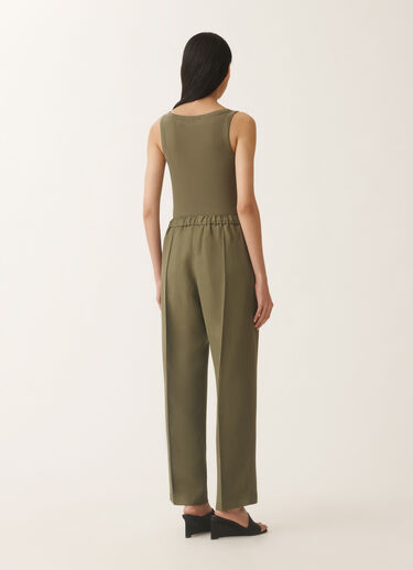Fabiana Filippi Gubbio linen and viscose trousers, grass GRASS PAD275F322L3100000