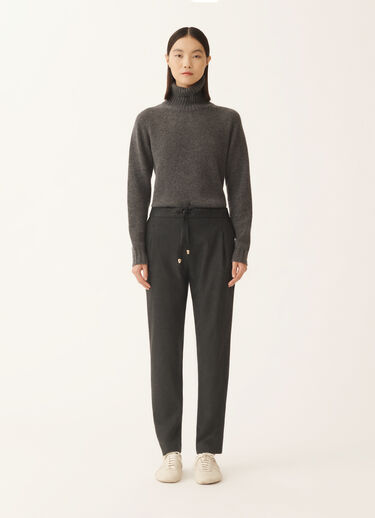 Fabiana Filippi Pantalones Spello de franela, pizarra Gris PAD225F366D1860000