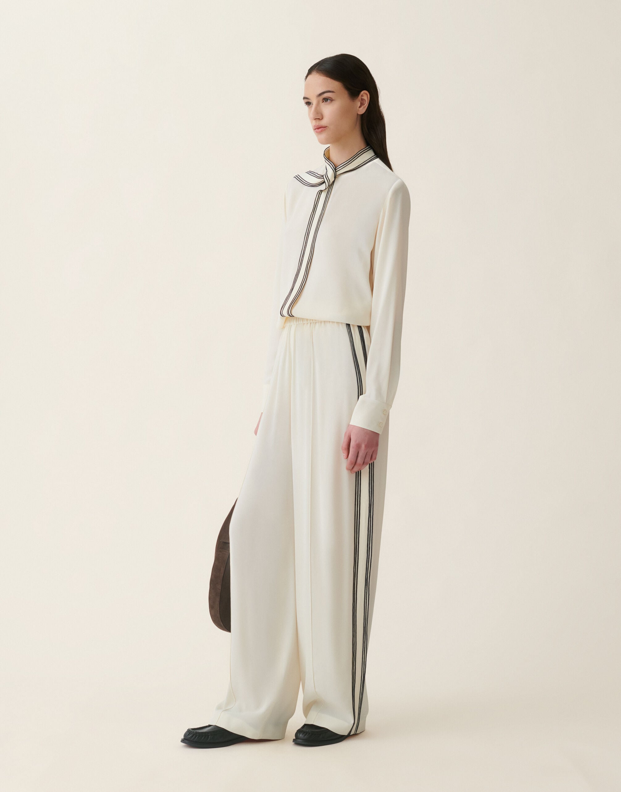 レディースCrêpe de Chine shirt, butter Fabiana Filippi | Fabiana