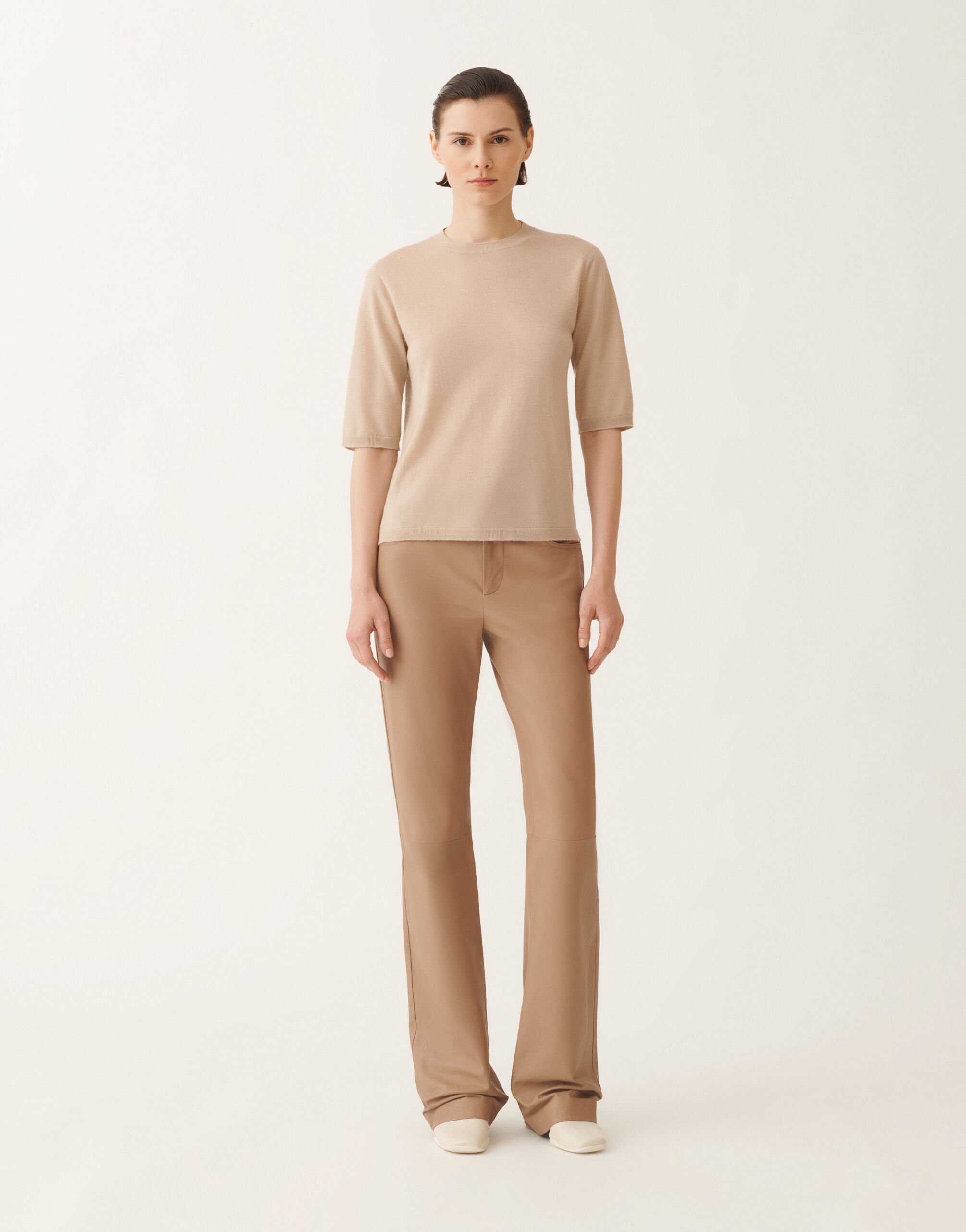 Fabiana Filippi Maglia in cashmere e seta, acero BEIGE MAD215F001N9070000
