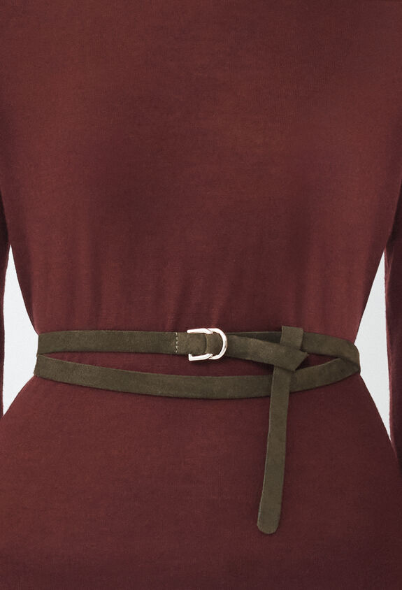 Fabiana Filippi Suede belt, olive GREEN AAD214A750I4090000