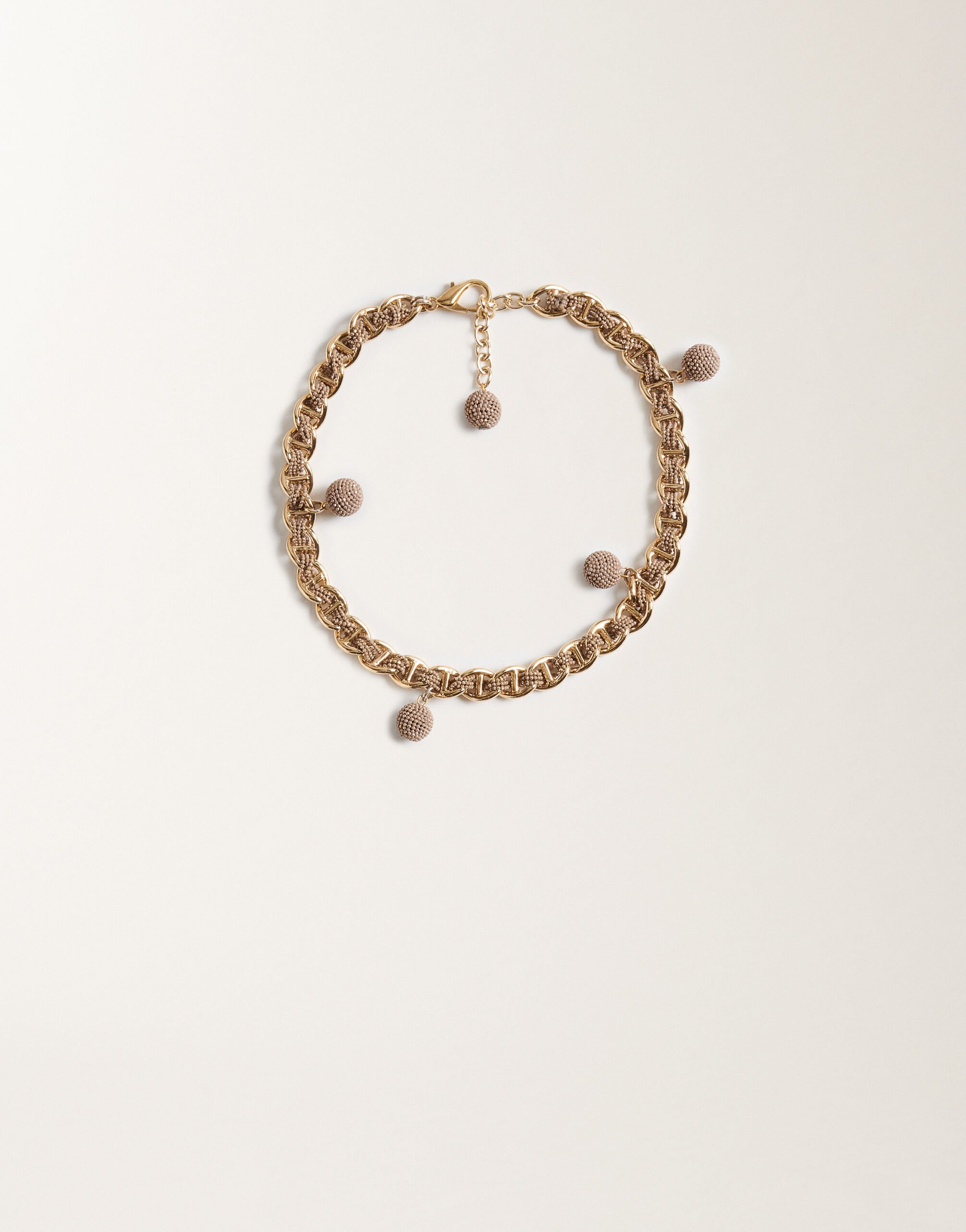 Fabiana Filippi Diamond wire choker, camel GOLD BXD215A844L8440000