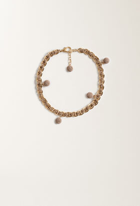 Fabiana Filippi Diamond wire choker, camel GOLD BXD215A844L8440000