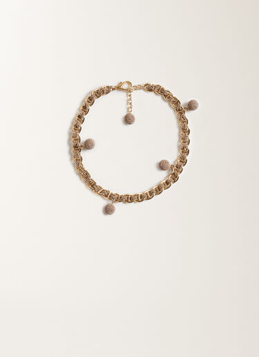 Fabiana Filippi Diamond wire choker, camel GOLD BXD215A844L8440000