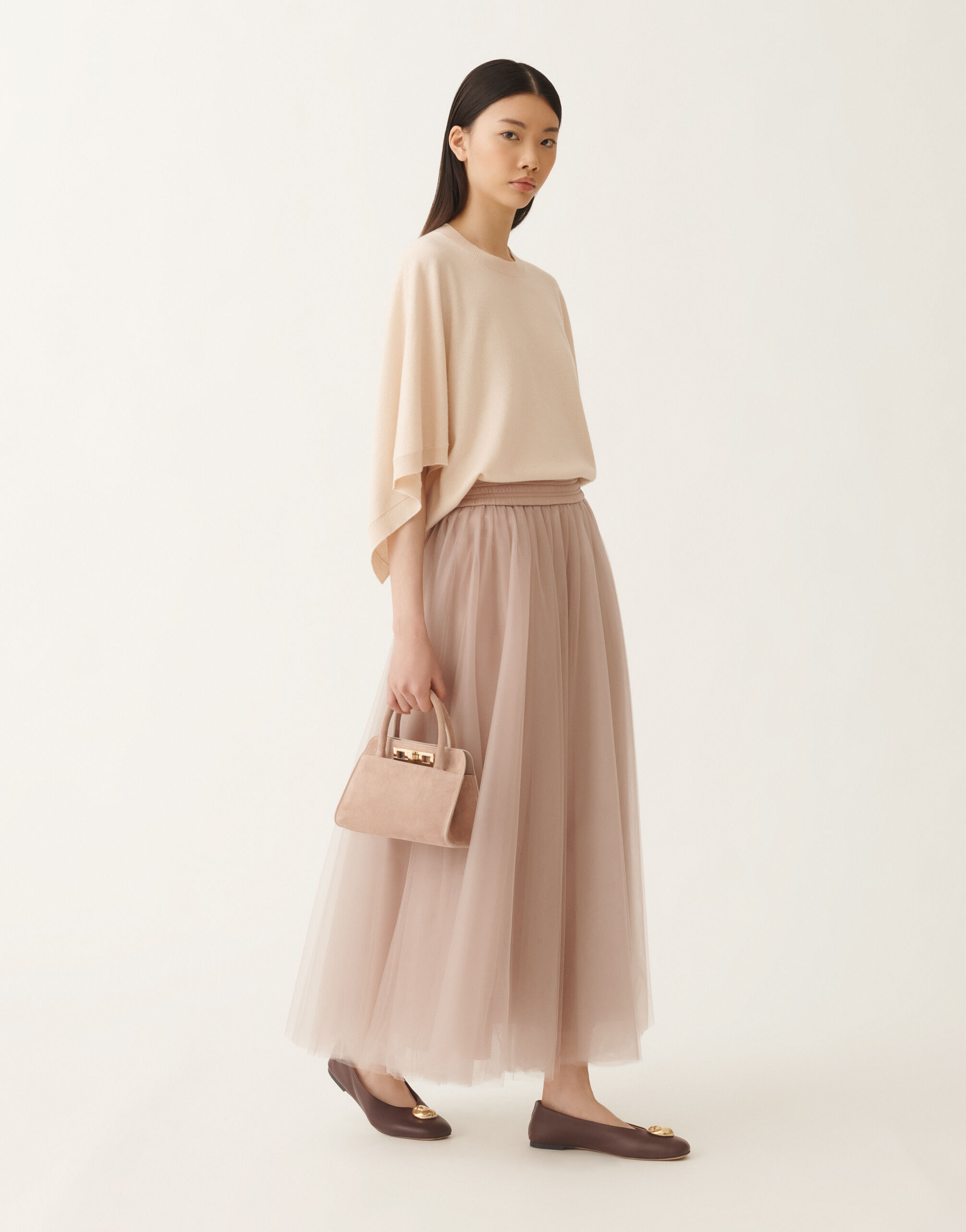Fabiana Filippi Platinum sweater, cream PINK MAD215F047L5170000