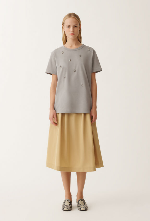 Fabiana Filippi Jersey T-shirt, ash GREY JED265F278L2270000