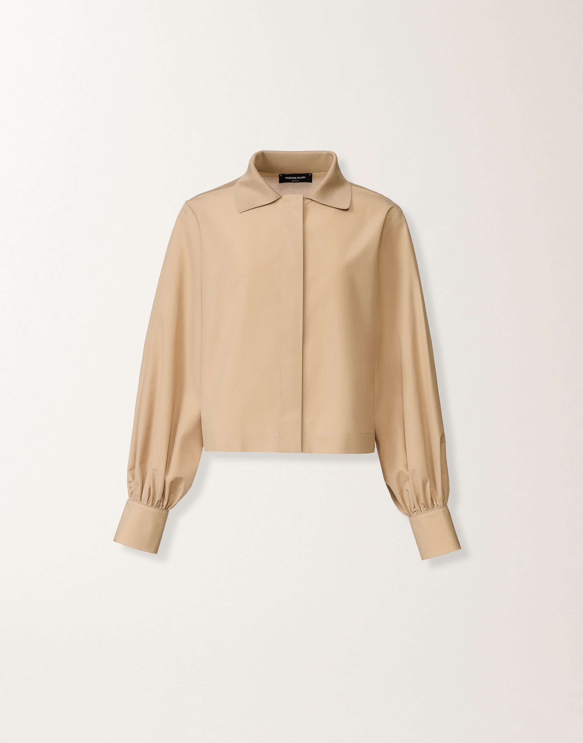 Fabiana Filippi Silk and cotton shirt, maple ACER MAD276F463M1080000