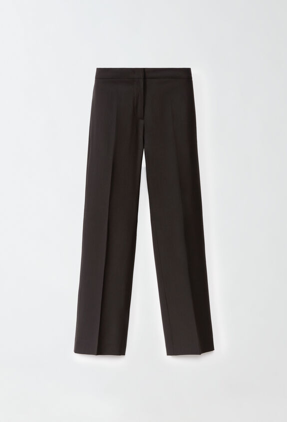 Fabiana Filippi Deruta cool wool trousers, brown BROWN PAD214F320D6200000