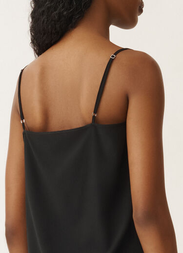 Fabiana Filippi Georgette top, black BLACK TPD265F630L2210000