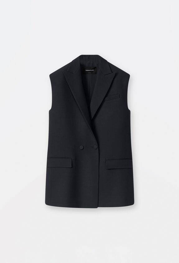 サイズ52 Savile Clifford ウールモヘヤ ダブルブレスト スーツ 