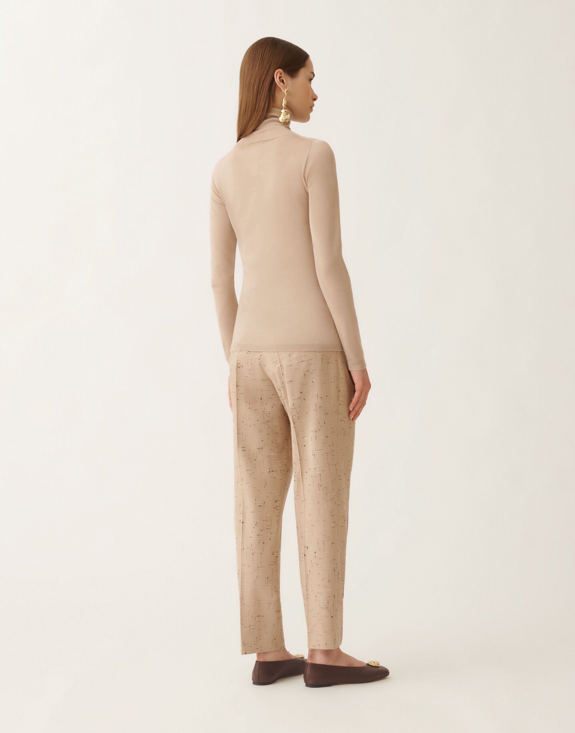 Fabiana Filippi Pullover aus Kaschmir und Seide, ahornfarben Beige MAD215F103N9070000