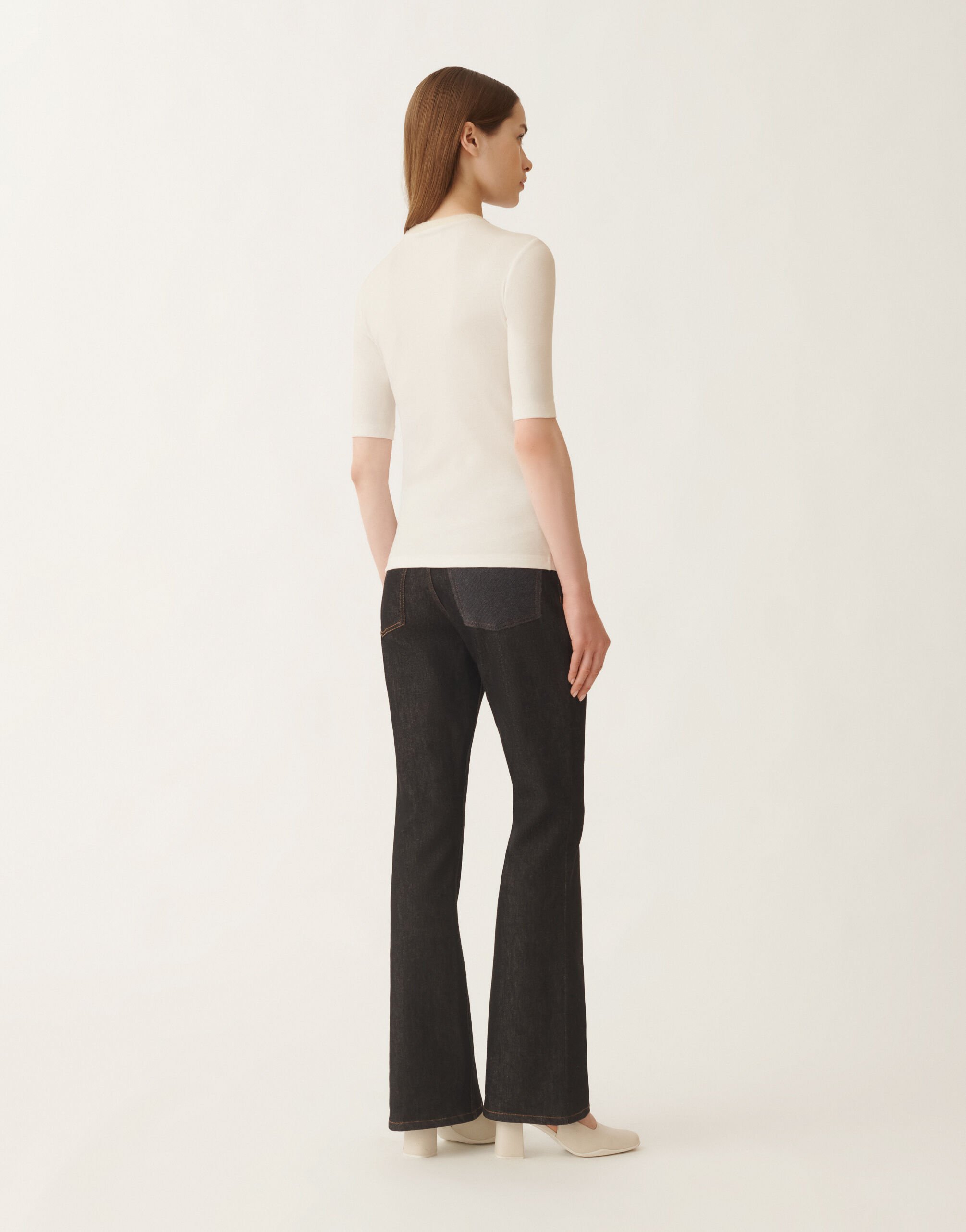 Fabiana Filippi Jersey T-shirt, butter White JED215F129L5810000