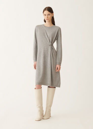 Fabiana Filippi Platinum dress, rock grey GREY ABD215F141L5170000