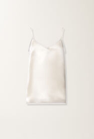 Fabiana Filippi Satin lingerie top, butter White TPD266F281L9090000