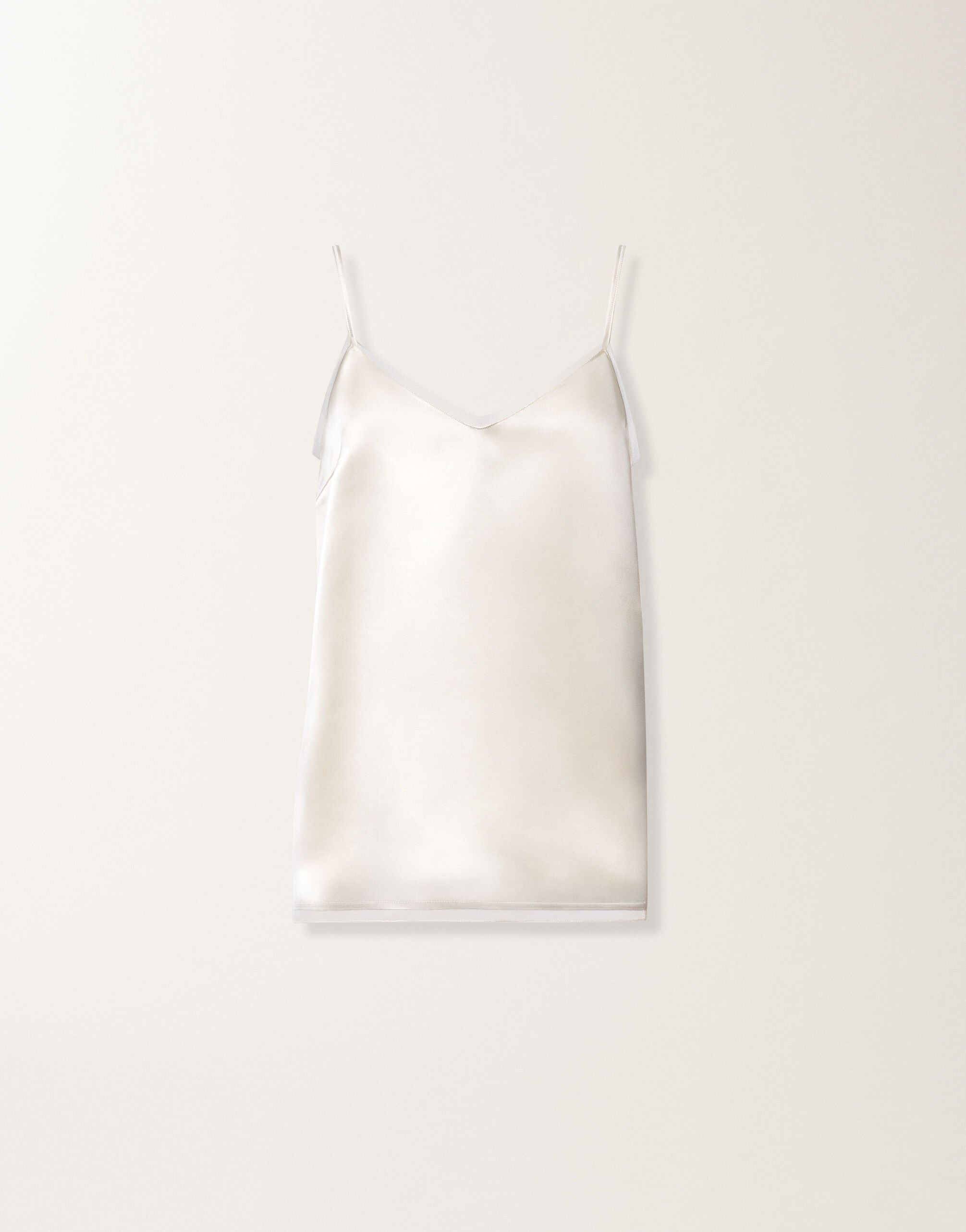 Fabiana Filippi Satin lingerie top, butter White TPD266F281L9090000