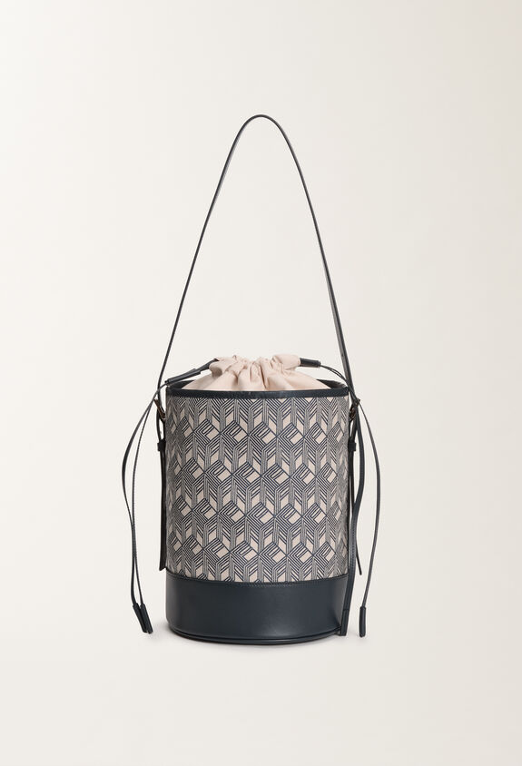 Fabiana Filippi Jacquard bucket bag, blue BLUE BGD275A071L4070000