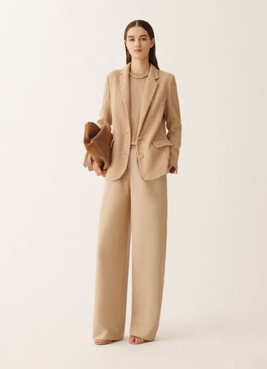 Fabiana Filippi Trevi pants in poplin, maple ACER PAD266F456L5820000