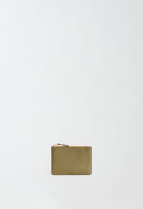 Fabiana Filippi Calfskin coin purse, olive BLACK ASD224A981L1210000