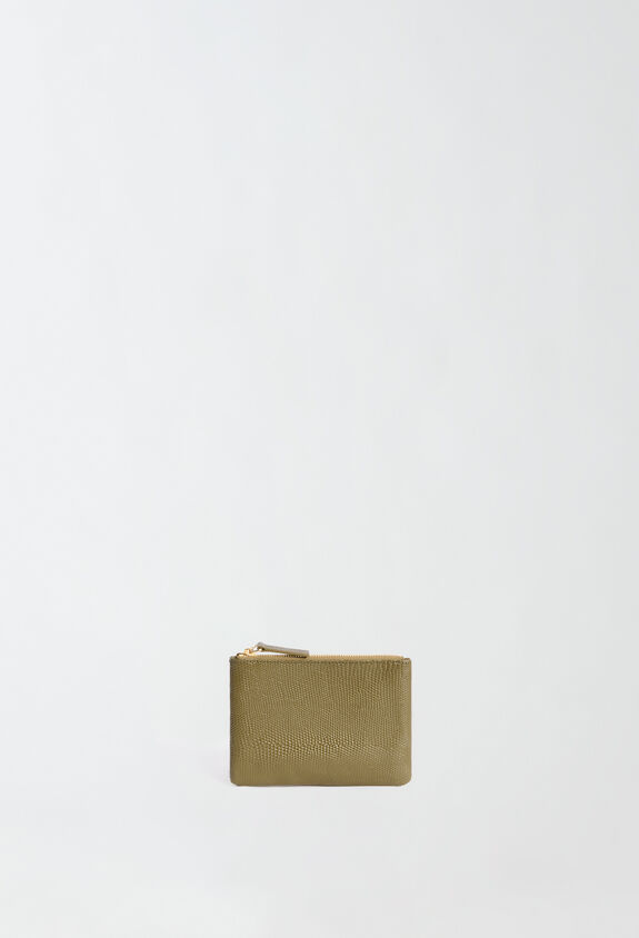 Calfskin coin purse, olive for Women Fabiana Filippi®