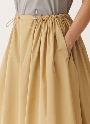 Fabiana Filippi Jupe en taffetas technique, or JAUNE GND265F410D2600000