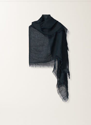 Fabiana Filippi Linen stole with sequins, midnight blue MIDNIGHT BLUE SAD276A945M0480000