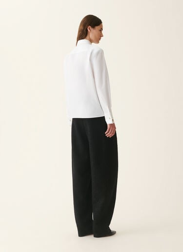 Fabiana Filippi Straight-cut poplin shirt, optic white Optic white CAD226F696M6640000