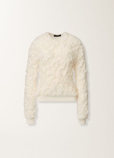 Fabiana Filippi Mohair sweater, butter White MAD225F502D5040000