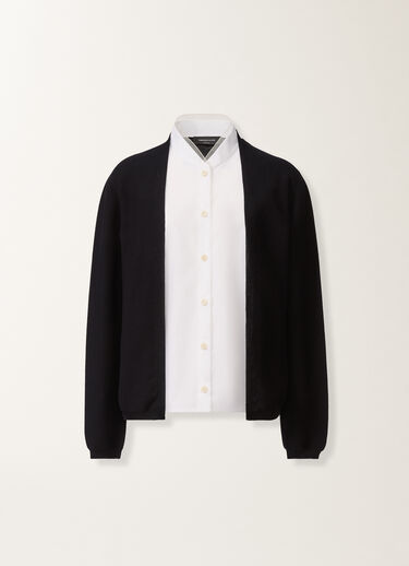 Fabiana Filippi Cardigan en coton biologique, bleu nuit BLEU NUIT MAD276F460M1950000