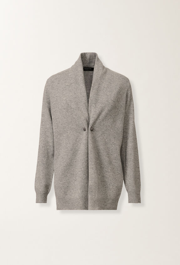 Fabiana Filippi Platinum cardigan, rock grey GREY MAD215F059L5170000
