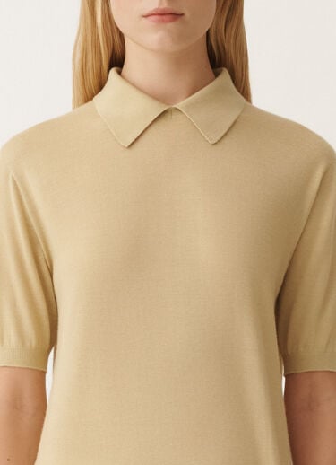 Fabiana Filippi Pullover aus Kaschmir und Seide, gold GELB MAD265F004N9070000