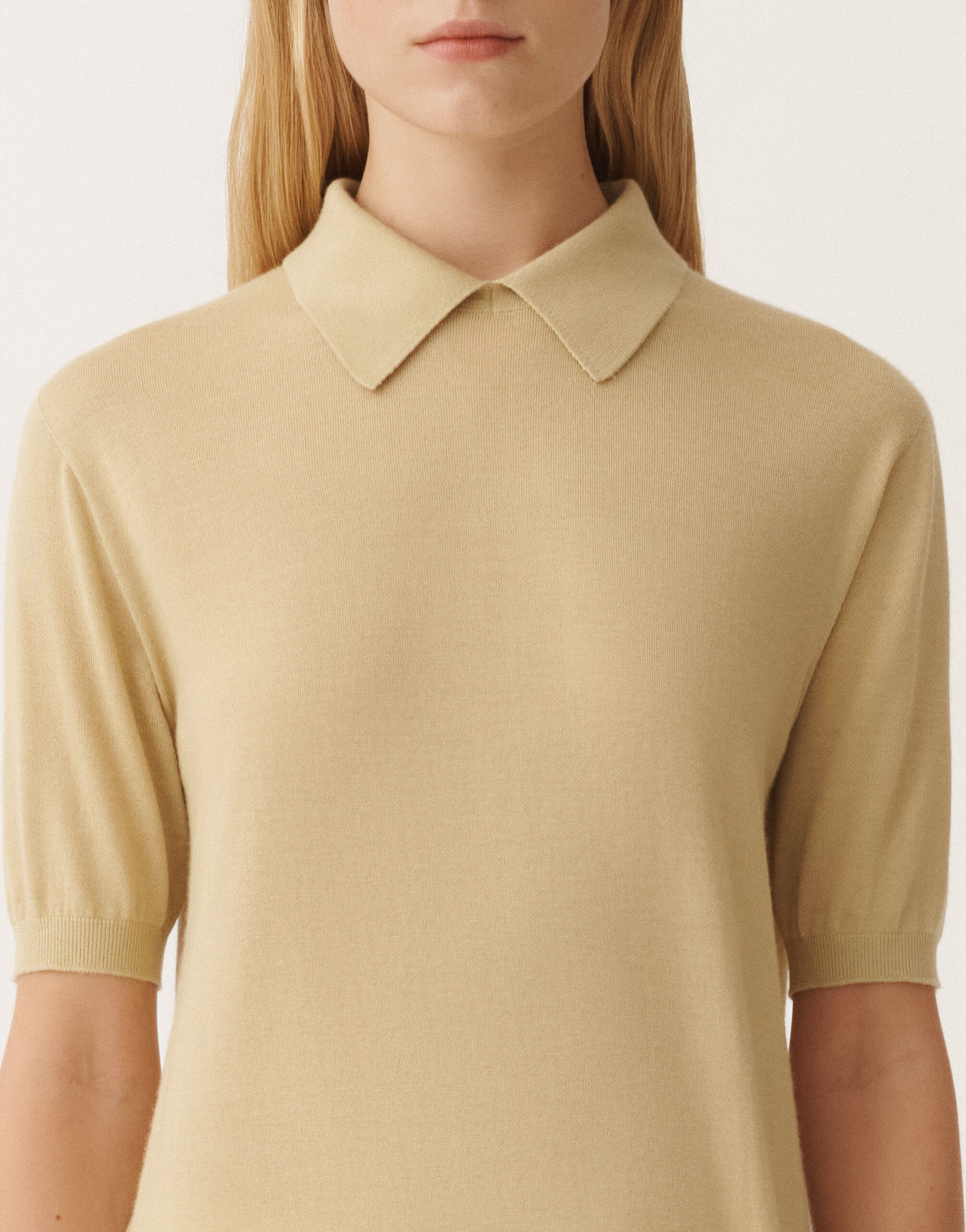 Fabiana Filippi Pullover aus Kaschmir und Seide, gold GELB MAD265F004N9070000