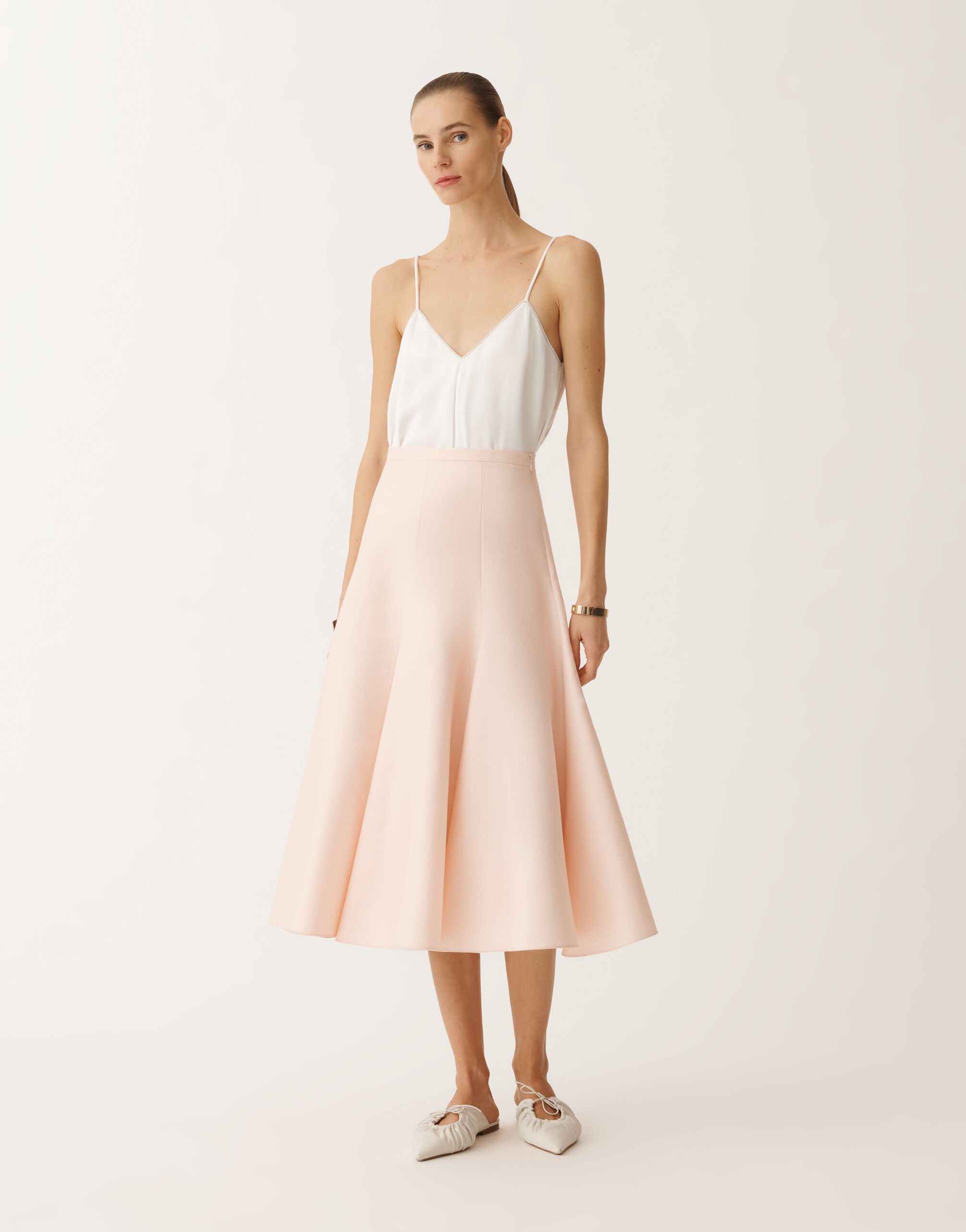 【★完売必至★】fabiana filippi ☆ ミカドシルク スカート Cotton and silk mikado skirt, candy for Women | Fabiana Filippi®
