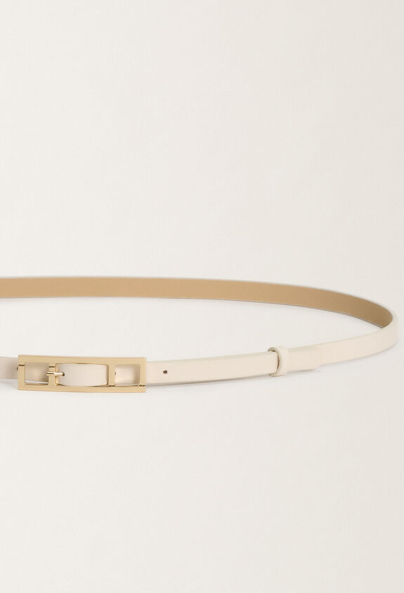 Fabiana Filippi Calfskin belt, butter BUTTER AAD275A037L2140000