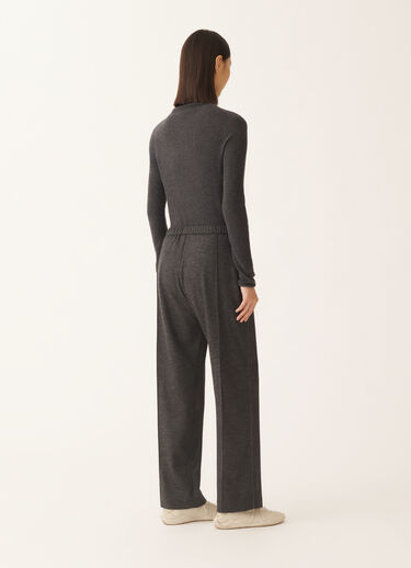 Fabiana Filippi Gubbio trousers in boiled wool jersey, slate Grey PAD225F322L6110000