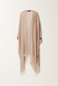 Fabiana Filippi Linen and viscose kaftan with lurex, wicker WICKER SAD276A948M0460000