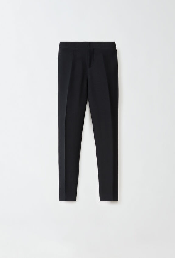 Fabiana Filippi Hose aus Wolle und Seide, Schwarz Schwarz PAD264F260D6290000