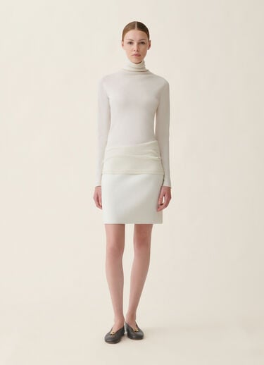 Maglia dolcevita in cashmere e seta, rafia Fabiana Filippi Maglia dolcevita in cashmere e seta, rafia Rafia MAD216F103N9070000