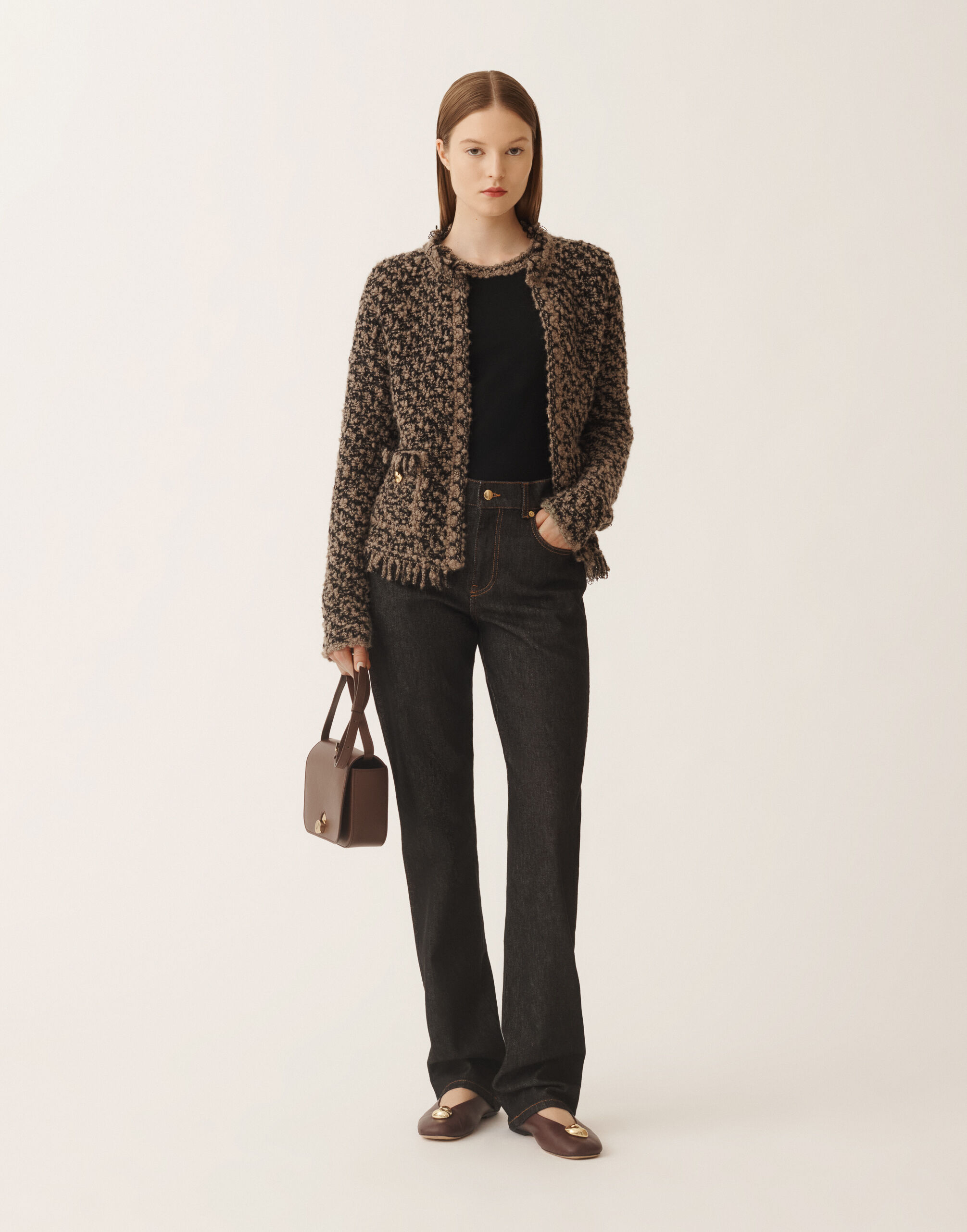 Jersey T-shirt, black for Women | Fabiana Filippi®