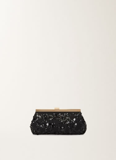 Fabiana Filippi Clutch with sequin embroidery BLACK BGD265A849L2560000