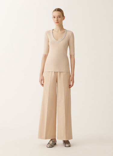 Fabiana Filippi T-shirt en jersey, sable SABLE JED275F151L4540000