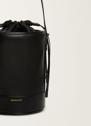 Fabiana Filippi Borsa secchiello in pelle di vitello, nero Nero BGD225A071L8730000