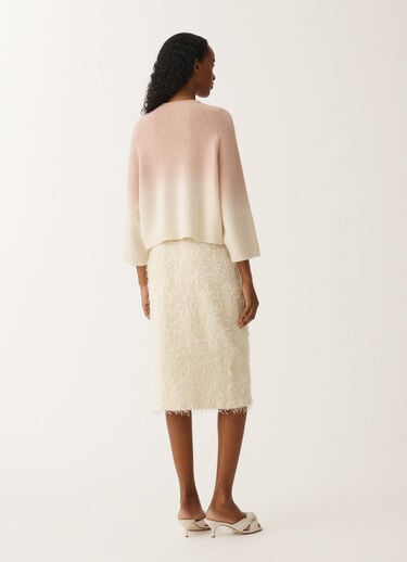Fabiana Filippi Cape aus nuanciertem Platin, blush ROSA MAD265F102L1600000