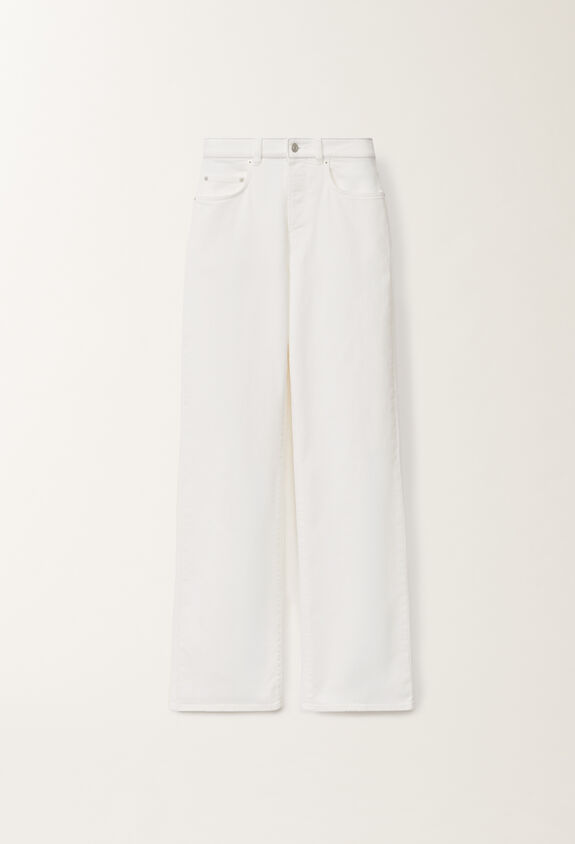 Fabiana Filippi Pantalon 5 poches en denim, blanc optique BLANC PAD275F357L3700000