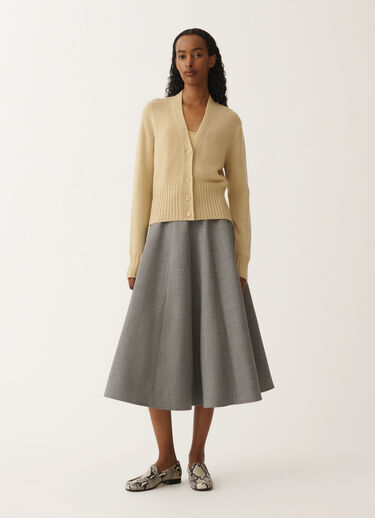 Fabiana Filippi Cardigan aus aufgerautem Kaschmir, gold GELB MAD265F038L1610000