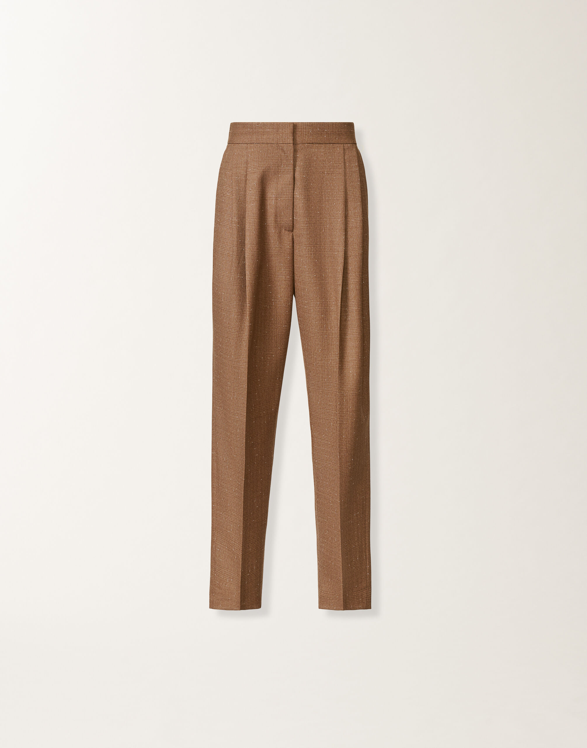 Fabiana Filippi Prince of Wales trousers, birch Beige PAD225F358L6310000