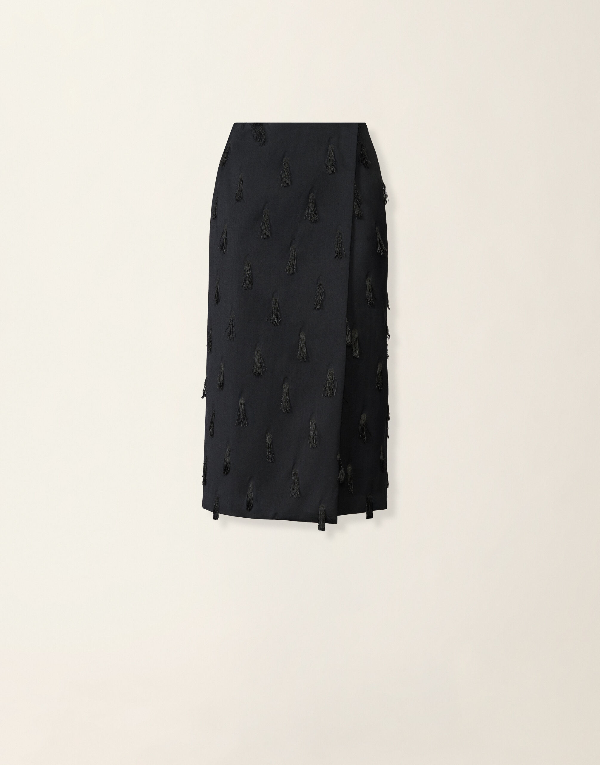 Fabiana Filippi Jupe portefeuille en fil coupé, bleu nuit Bleu nuit GND216F335M3650000