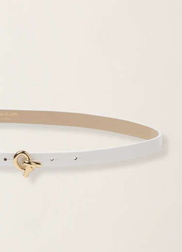 Ceinture en cuir, beurre Fabiana Filippi Ceinture en cuir, beurre Beurre AAD216A863M5270000