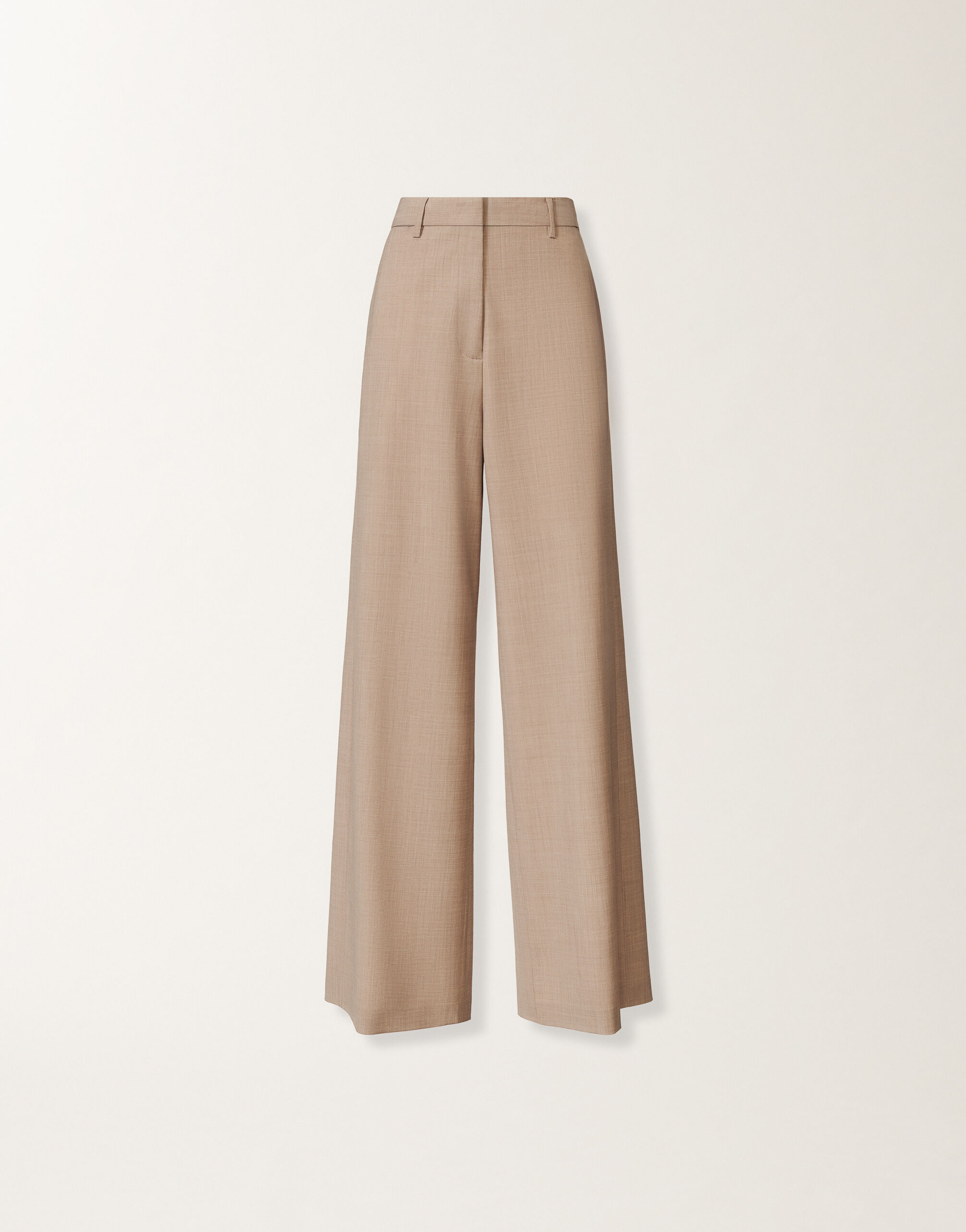 Fabiana Filippi Spoleto trousers in bi-stretch fresco wool, maple Beige PAD225F307L6710000