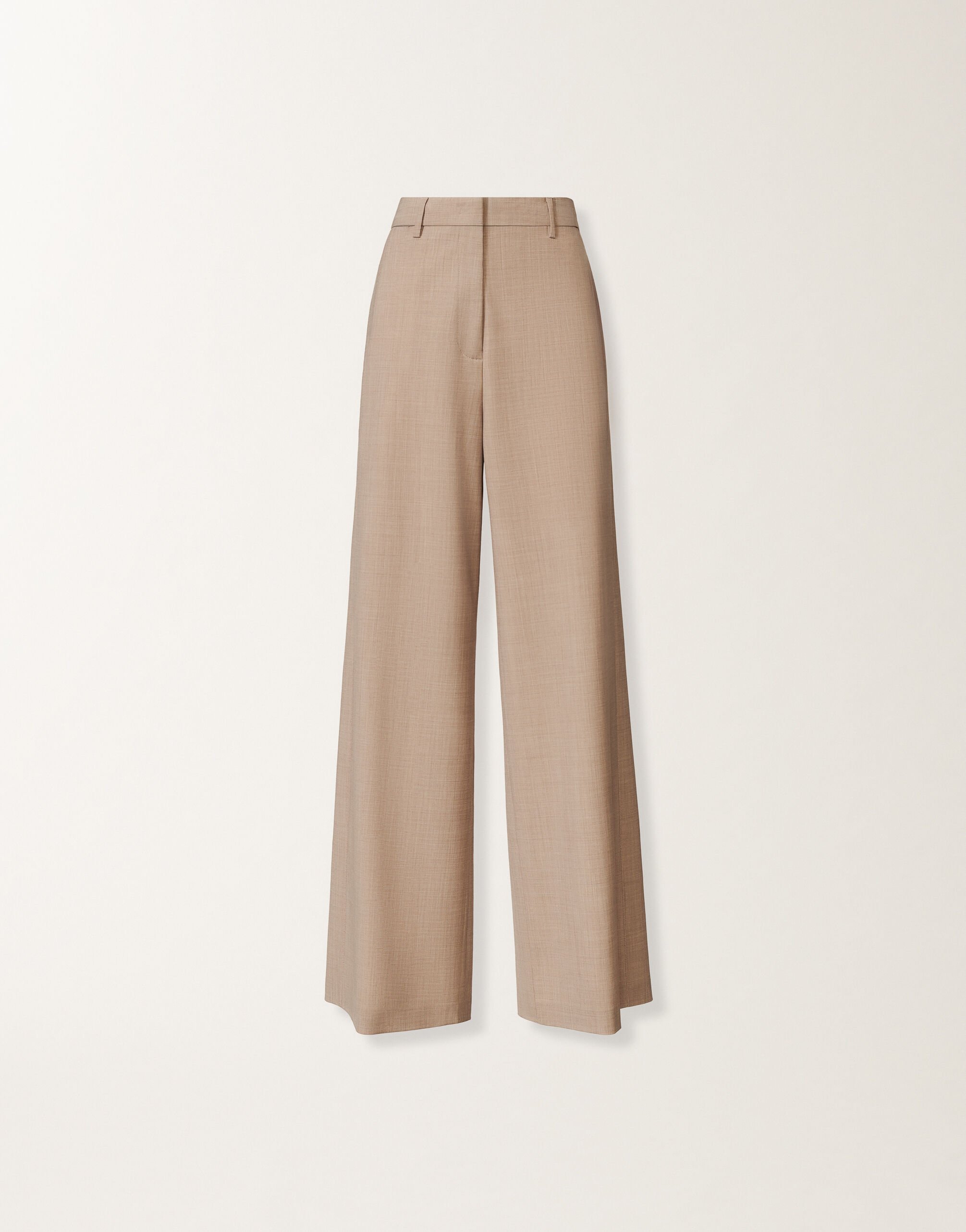 Fabiana Filippi Spoleto trousers in bi-stretch fresco wool, maple Beige PAD225F307L6710000
