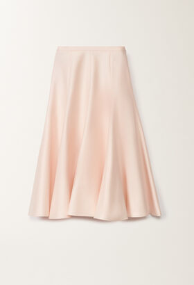 Fabiana Filippi Cotton and silk mikado skirt, candy BLUE GCD275F689L3540000
